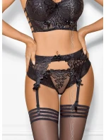 Podvazkový pás Chocolate bar V-7862 černá - Axami Podvazkový pás Chocolate bar V-7862 černá - Axami