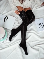 Ponožky Milena 0835-001 Ažurová stuha 37-41