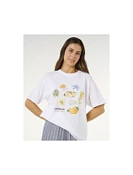 Dámské tričko RIP CURL Poolside Heritage Tee, bílé