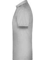 Daiber JN 874 Pánské pracovní bio piqué polo 02.0874 grey heather Daiber JN 874 Pánské pracovní bio piqué polo 02.0874 grey heather