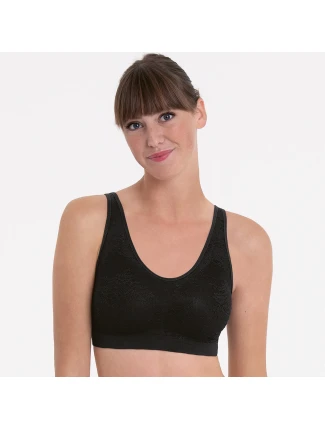 Essential Lace pooperační braletka s pěnovou výztuží 4700X black - Anita Care Essential Lace pooperační braletka s pěnovou výztuží 4700X black - Anita Care