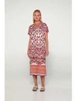 Vamp - Dlouhé šaty s potiskem 20487 - Vamp