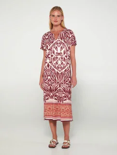 Vamp - Dlouhé šaty s potiskem 20487 - Vamp