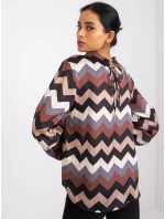 Halenka DHJ BZ 12311.49P černá a béžová