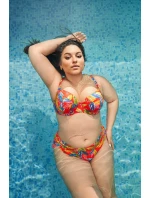 Plavková podprsenka Ava SK 226 Vivid Orange Maxi s plnými košíčky