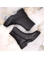 Pohodlné zateplené kožené boty pro ženy Remonte W RKR622 black - Rieker Pohodlné zateplené kožené boty pro ženy Remonte W RKR622 black - Rieker