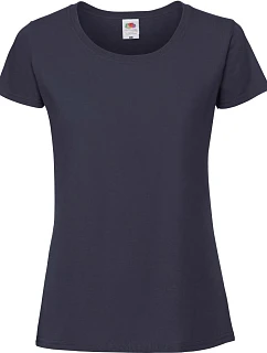 Fruit of the Loom Lady-Fit Iconic 195 T Dámské tričko z těžké bavlny 16.1424 deep navy