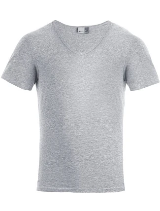 Promodoro 3082 Pánské tričko "Slim Fit" s výstřihem do V 40.3082 sports grey Promodoro 3082 Pánské tričko "Slim Fit" s výstřihem do V 40.3082 sports grey