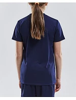 Craft Teamwear Squad Go Jersey Solid Jr Dětské sportovní tričko s výstřihem do V 82.5582 mff blue Craft Teamwear Squad Go Jersey Solid Jr Dětské sportovní tričko s výstřihem do V 82.5582 mff blue