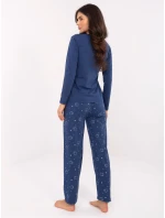 Pyžamo DU PI FP 005.61 tmavě modré Pyžamo DU PI FP 005.61 tmavě modré