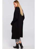 M477 Asymetrická tunika se širokým límcem - černá M477 Asymetrická tunika se širokým límcem - černá
