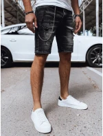 Pánské džínové šortky černé FashionStreet SX2161