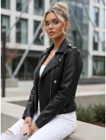 Dámské kožené ramonesky se zipy černé FashionStreet TY5642