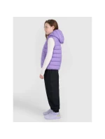 Dívčí rukávy bez rukávů se syntetickou výplní 4F 4FJRAW25TVJAF322-51S