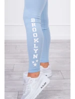 Modré legínové kalhoty Brooklyn Modré legínové kalhoty Brooklyn
