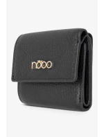 Dámská malá peněženka z přírodní kůže Nobo Černá
