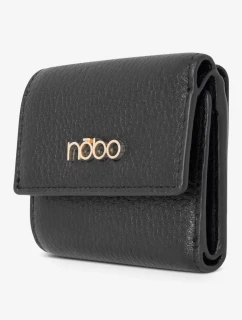 Dámská malá peněženka z přírodní kůže Nobo Černá