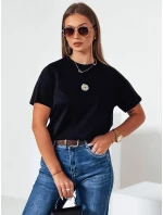 Dámské tričko FLORTA černé FashionStreet RY2558
