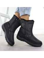 Dámské ploché zateplené sněhule černé Potocki SU33310