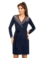 Dámský župan Jasmine Dark Blue - Donna Dámský župan Jasmine Dark Blue - Donna