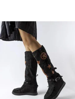 Kozačky na klínech  model 205786 Solea