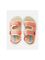 Plážové žabky RIP CURL Newquay Bloom Open Toe-Girl, tyrkysové Plážové žabky RIP CURL Newquay Bloom Open Toe-Girl, tyrkysové