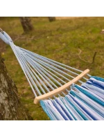 Zahradní houpací síť pro 2 osoby Luxe XXL 250x150 cm modrá 1021201 Zahradní houpací síť pro 2 osoby Luxe XXL 250x150 cm modrá 1021201