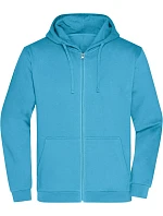 Daiber JN 756 Pánská mikina s kapucí 02.0756 turquoise Daiber JN 756 Pánská mikina s kapucí 02.0756 turquoise