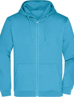Daiber JN 756 Pánská mikina s kapucí 02.0756 turquoise