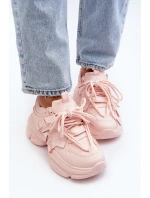 Dámské tenisky na masivní podrážce růžové Windamella