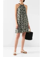 Dámské šaty M3006-407 zelenočerná - Maryn Mehlhorn Dámské šaty M3006-407 zelenočerná - Maryn Mehlhorn