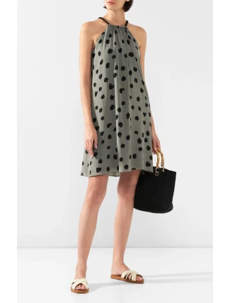 Dámské šaty M3006-407 zelenočerná - Maryn Mehlhorn Dámské šaty M3006-407 zelenočerná - Maryn Mehlhorn