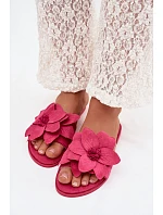 Dámské ploché nazouváky J502-5 Elzoria fuchsia - Sweet Shoes