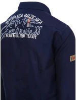 Pánská tmavě modrá košile FashionStreet DX2281