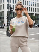 MILEKAN béžový dámský set FashionStreet AY1051 MILEKAN béžový dámský set FashionStreet AY1051