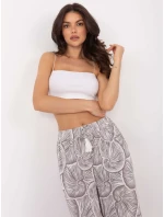 Kalhoty D73771M62237F béžové Kalhoty D73771M62237F béžové