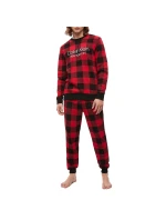 Pánská mikina NM1725E-5VJ černočervená - Calvin Klein