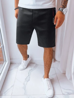 Pánské černé teplákové šortky FashionStreet SX2227