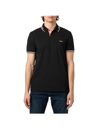 Pánská polokošile BOSS Paul NERO slim fit černá (50506193-003N)