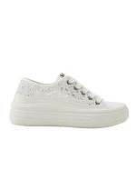 Lee Cooper dámské sportovní boty white platform lace-up dámské