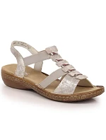 Dámské pohodlné nazouvací sandály Rieker 62850-90 Dámské pohodlné nazouvací sandály Rieker 62850-90