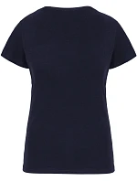 Kariban K 3015 Dámské elastické tričko s výstřihem do V 20.3015 navy Kariban K 3015 Dámské elastické tričko s výstřihem do V 20.3015 navy