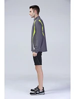 Spiro S 178X Tréninkový top s "1/4" zip s dlouhým rukávem 29.178X charcoal/lime/white Spiro S 178X Tréninkový top s "1/4" zip s dlouhým rukávem 29.178X charcoal/lime/white