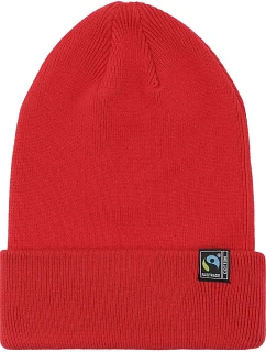 Neutral O 93055 Pletená bio fairtrade čepice 77.9355 red