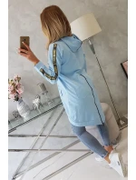 Mikina se zipem na zádech modrá Mikina se zipem na zádech modrá