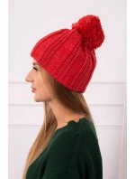 Fleecová čepice Idalia K284 červená