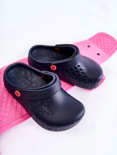 Dětské lehké pantofle Kroks Big Star II375002 Námořnická modrá