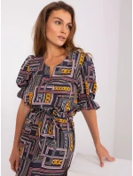 LK SK 507468 šaty.75P grafit LK SK 507468 šaty.75P grafit