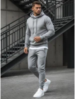 Pánská mikina s kapucí šedá BX3646 Pánská mikina s kapucí šedá BX3646