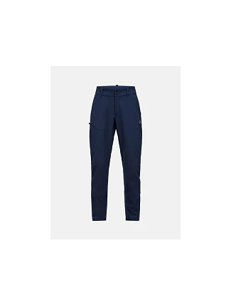 Kalhoty PEAK PERFORMANCE W Scale Softshell Pants, modré Kalhoty PEAK PERFORMANCE W Scale Softshell Pants, modré
